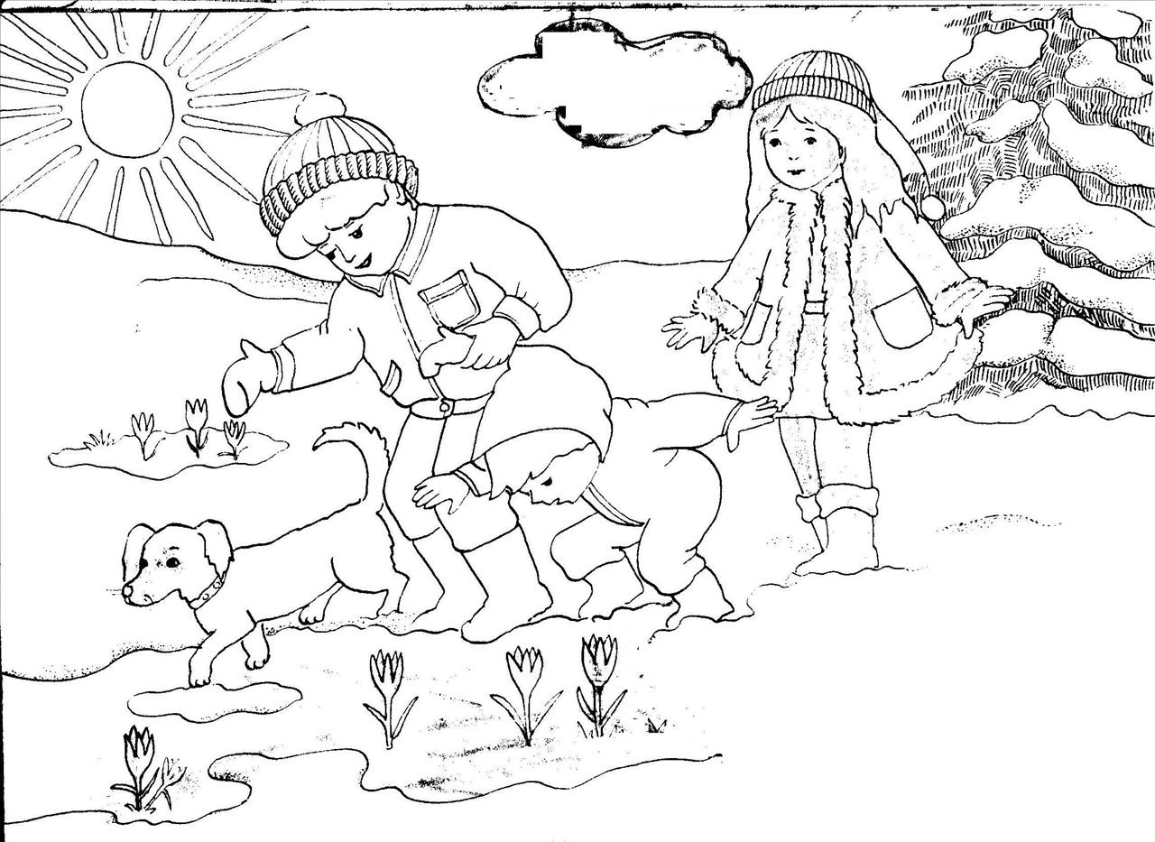 Wiosna kolorowanki kolorowanki